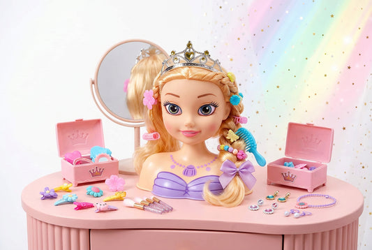PRINCESS HEAD POUR LA COIFFURE ET LE MAQUILLAGE