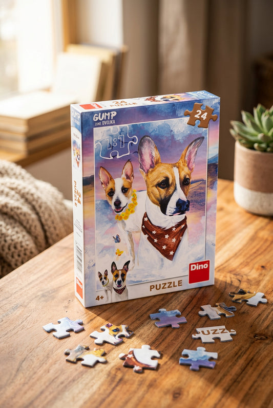 CHIENS PUZZLE POUR ENFANTS 24 PIÈCES