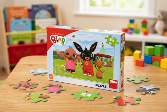 PUZZLE POUR ENFANTS BING AVEC GLACE 24 PIÈCES