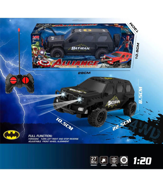 Jeep BATMAN avec télécommande et autocollant 4 directions