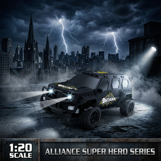 Jeep BATMAN avec télécommande et autocollant 4 directions