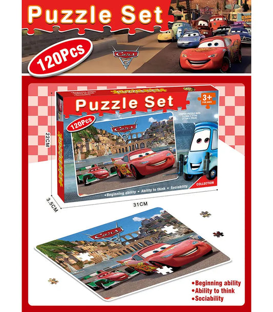 PUZZLE CARS 120 PIÈCES