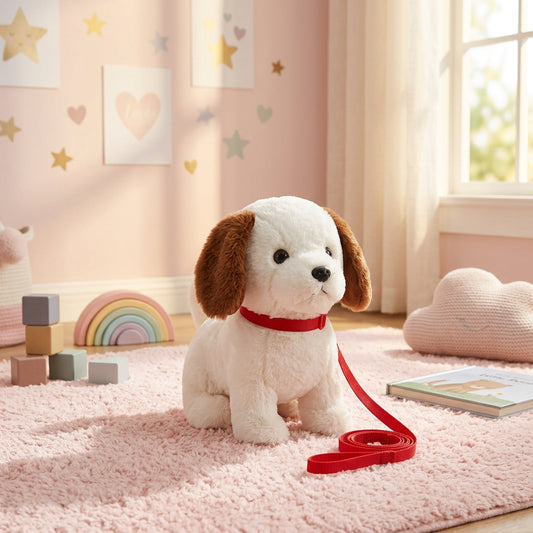 Chiot Interactif en Peluche