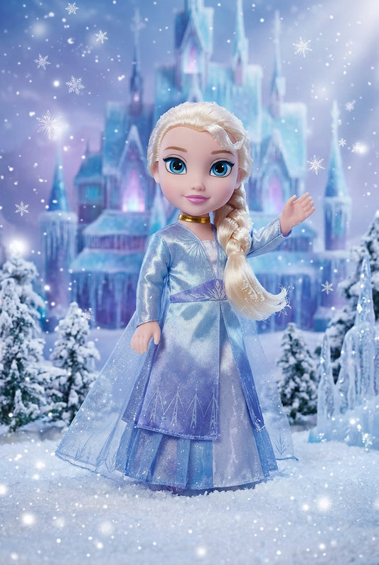 Poupée Princesse des Glaces avec musique 36 cm