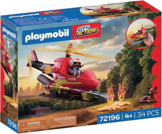 Playmobil 72196 - Hélicoptère de Pompiers