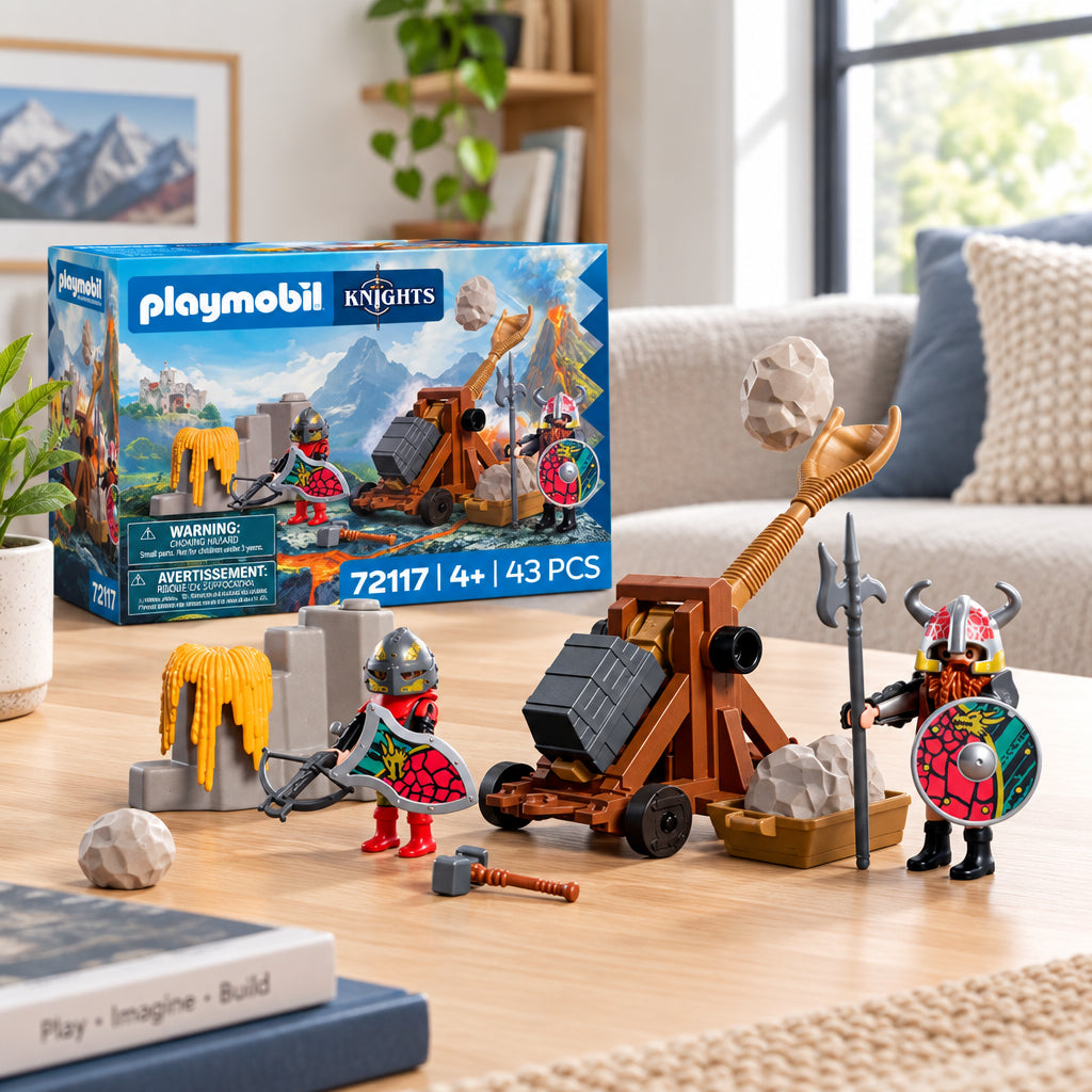 Playmobil 72117 - Catapulte chevaliers dragon
