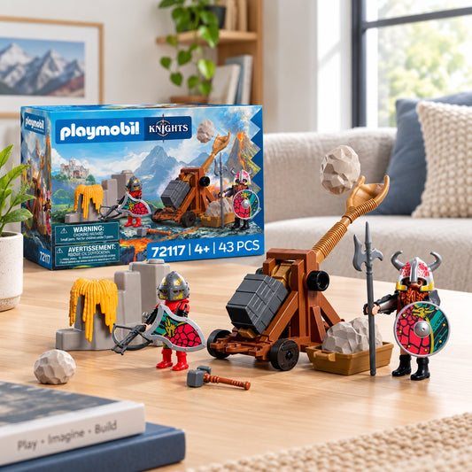 Playmobil 72117 - Catapulte chevaliers dragon