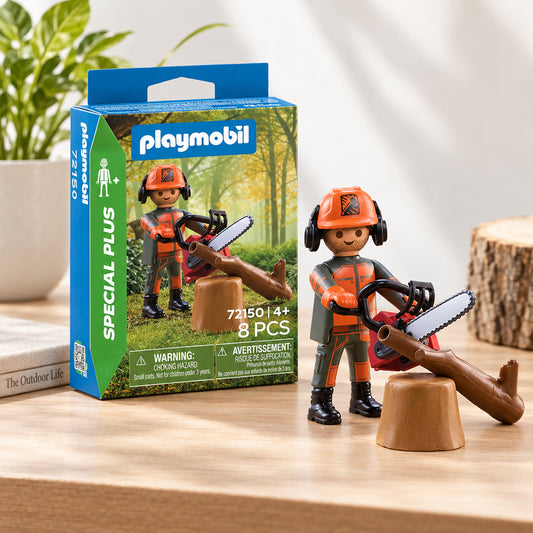 Playmobil 72150 - Bûcheron et tronçonneuse SPE+
