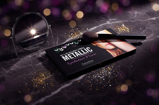 Palette d'ombres à paupières vegan Metallic VIVA LA DIVA - 24 couleurs