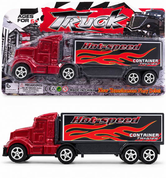Camion semi-remorque Hot-Speed - Rouge