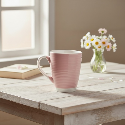 MUG rainuré Rose 22090014