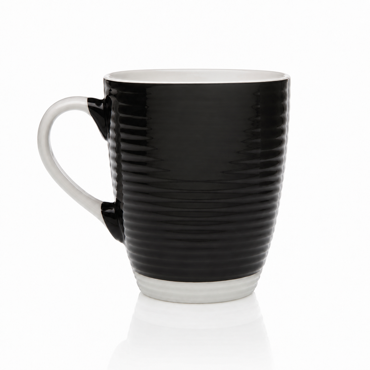 MUG rainuré Noir 22090014