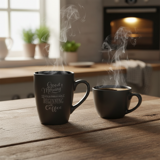 MUG GOOD MORNING - Anthracite - 22090016