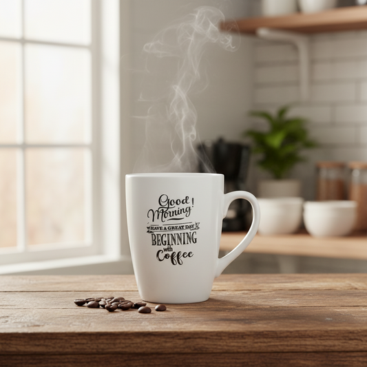 MUG GOOD MORNING - Blanc - 22090016