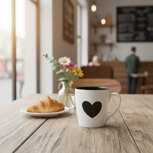 MUG COEURS NOIR - 22090018