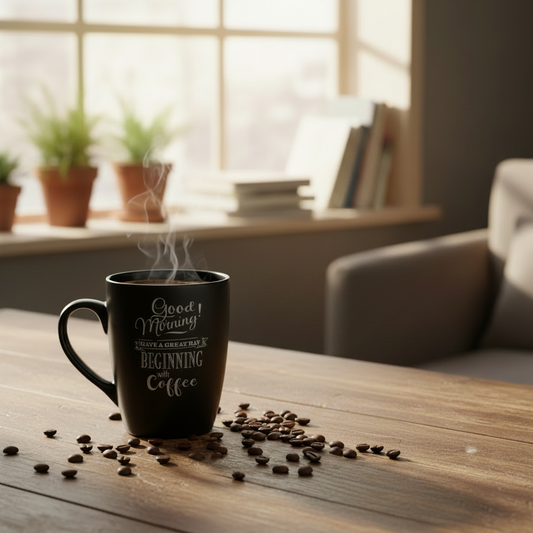 MUG GOOD MORNING - Noir - 22090016