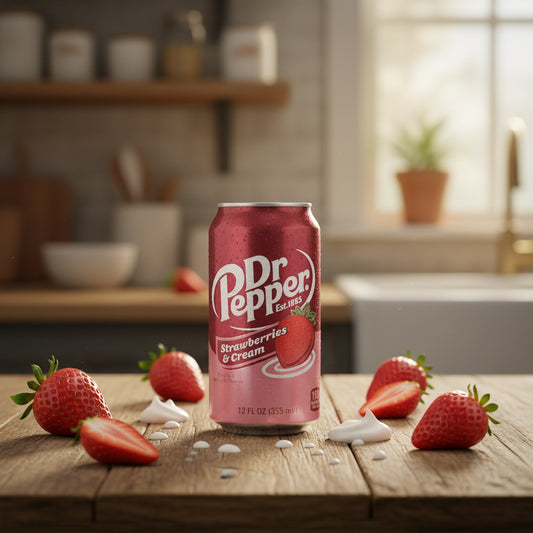 DR PEPPER STRAWBERRIES & CREAM 33cl