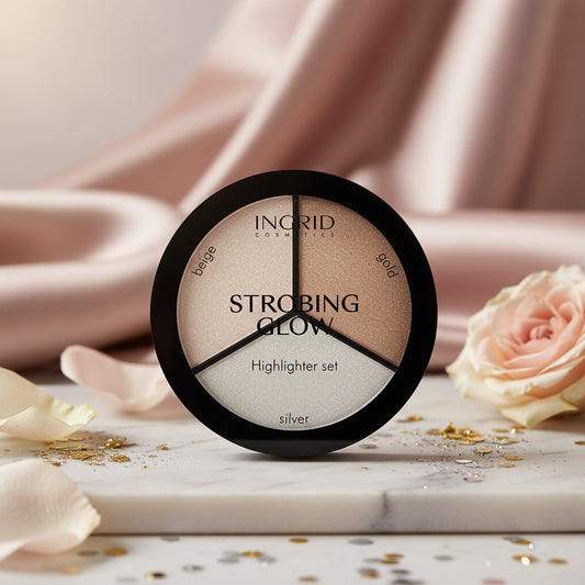 Palette d'illuminateurs pour le visage Ingrid Strobing Glow, 15 g